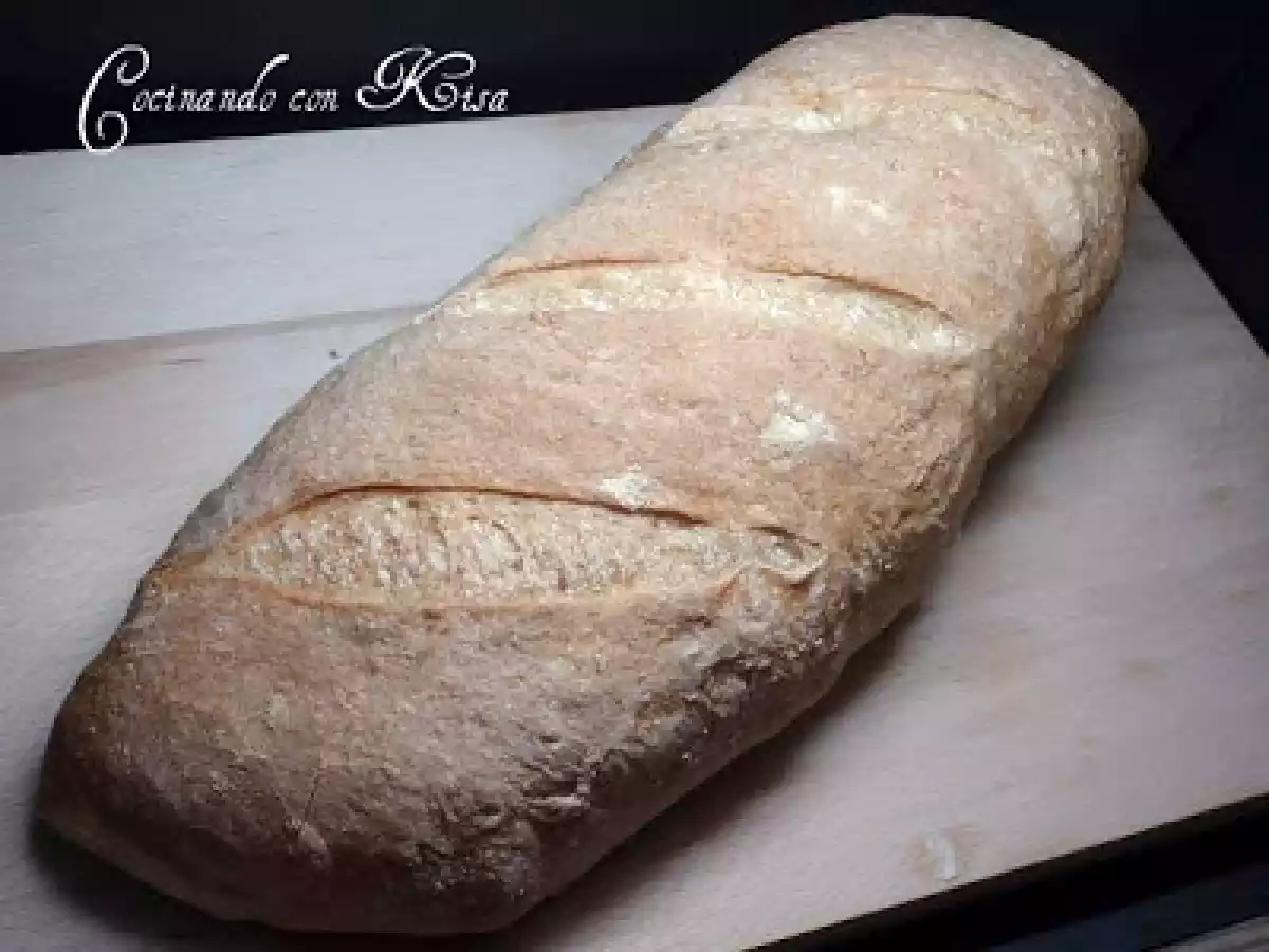 Pan ácido con masa madre san Francisco( amasadora y horno tradicional)