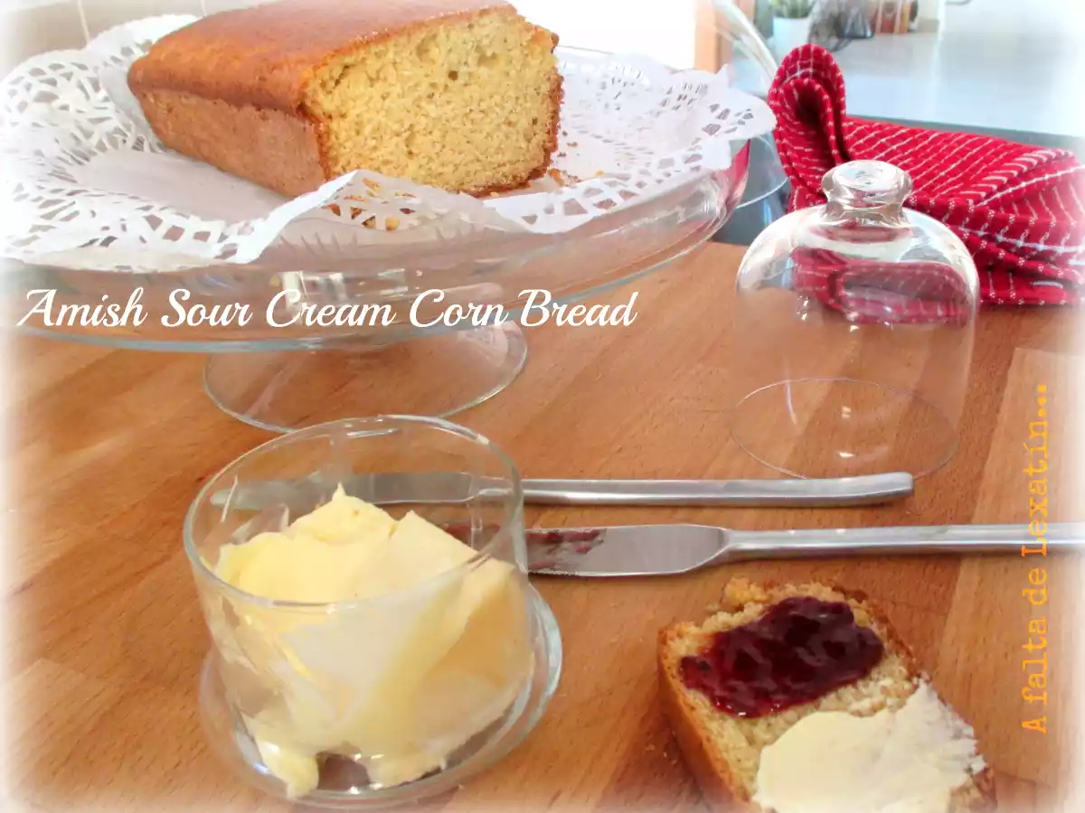 Pan Amish de maíz y crema agria (con Thermomix)