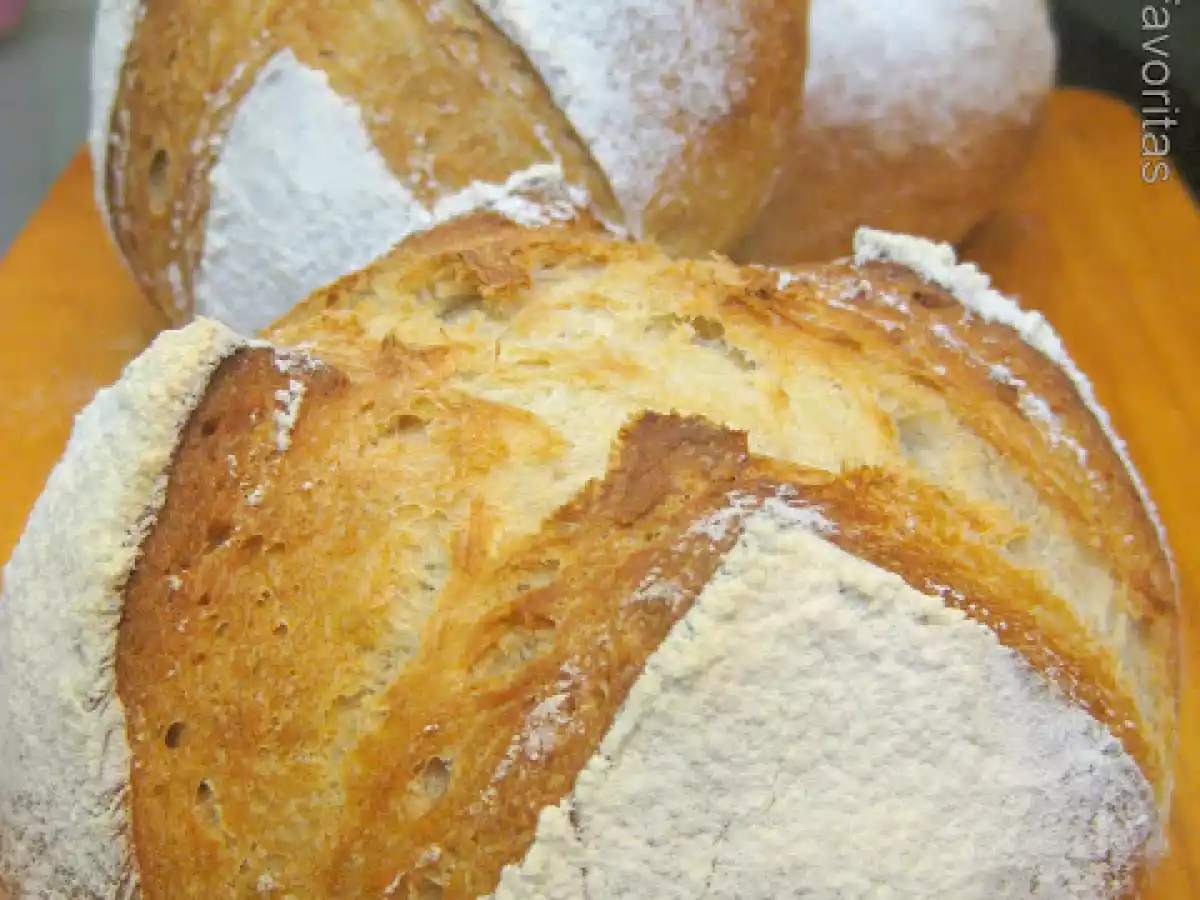 Pan campesino con centeno y masa madre de uvas pasas