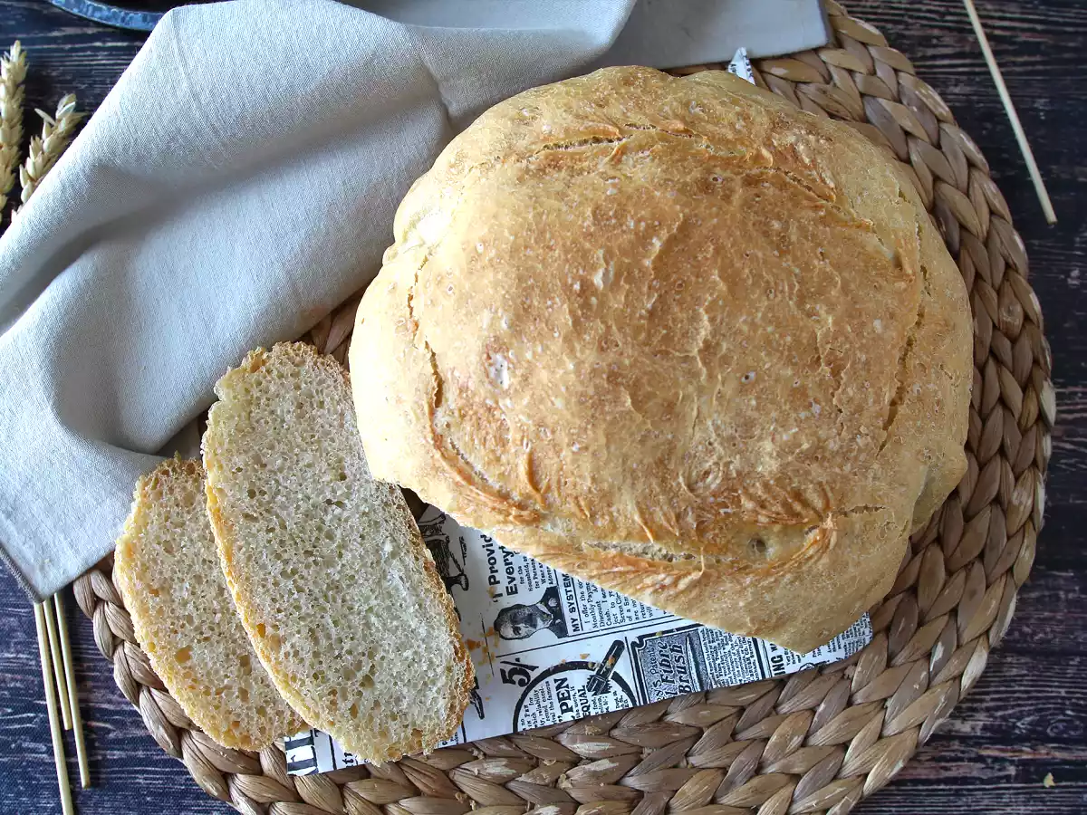 Pan casero en cazuela de hierro - foto 2