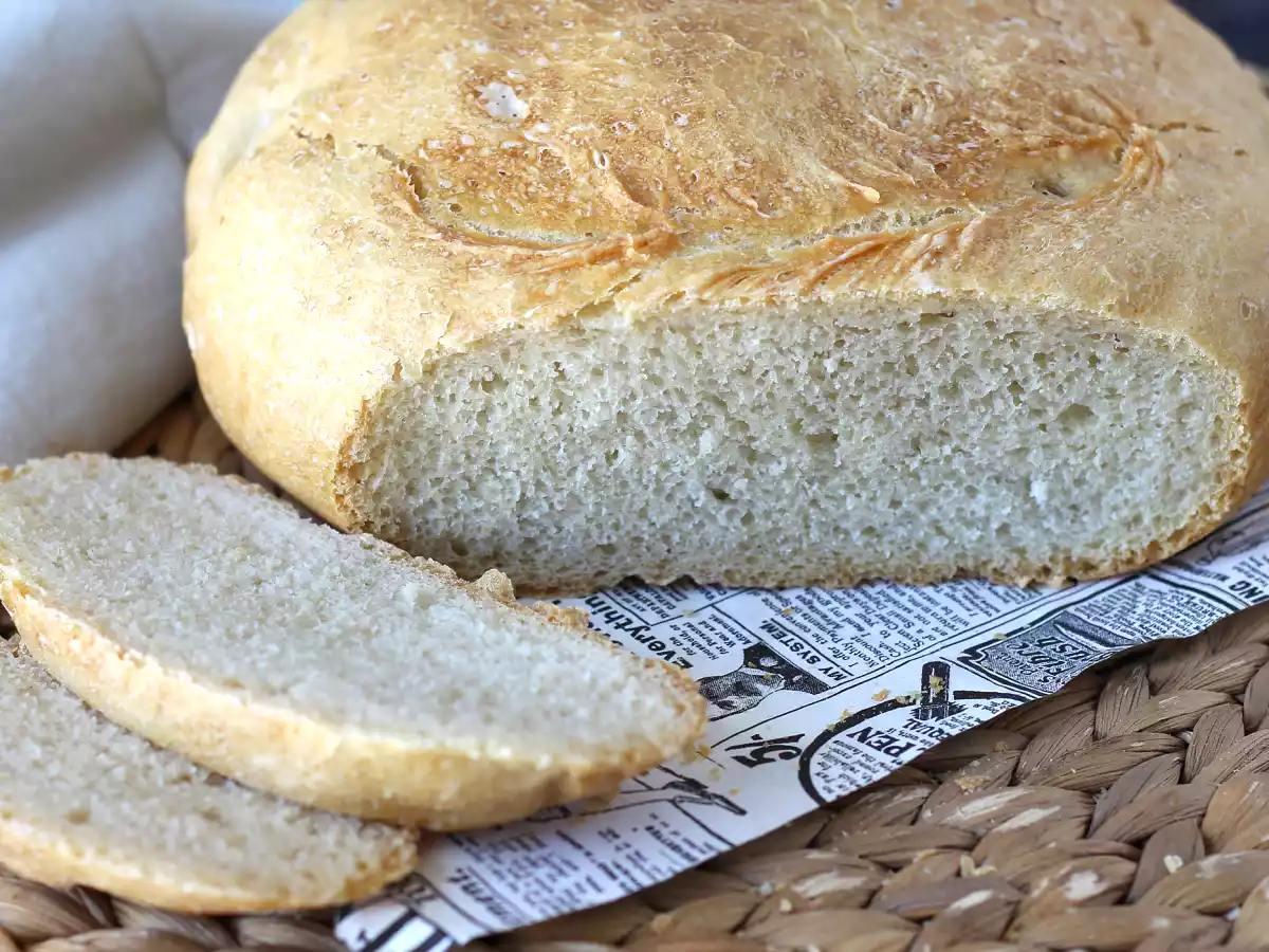 Pan casero en cazuela de hierro - foto 4