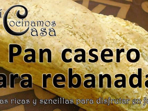 Pan casero para las rebanadas del desayuno