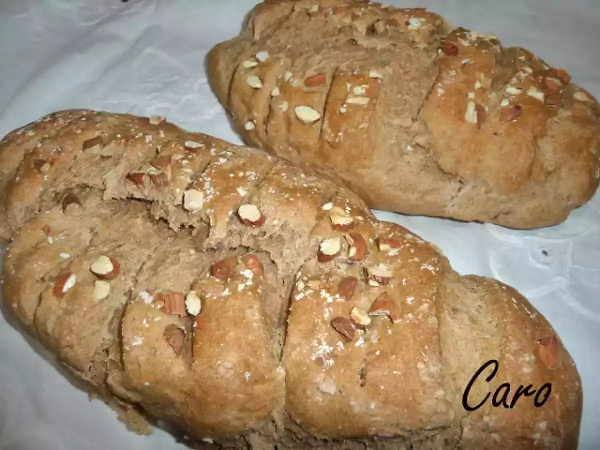 Pan con avena opción 1, 2 y 3