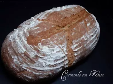 Pan con harina de trigo sarraceno (amasadora y horno tradicional)