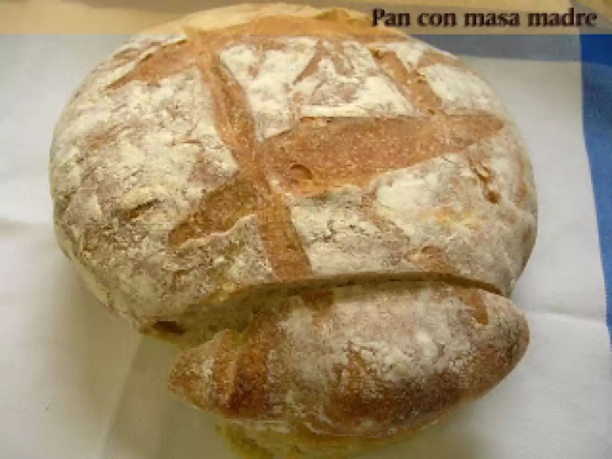 Pan con masa madre