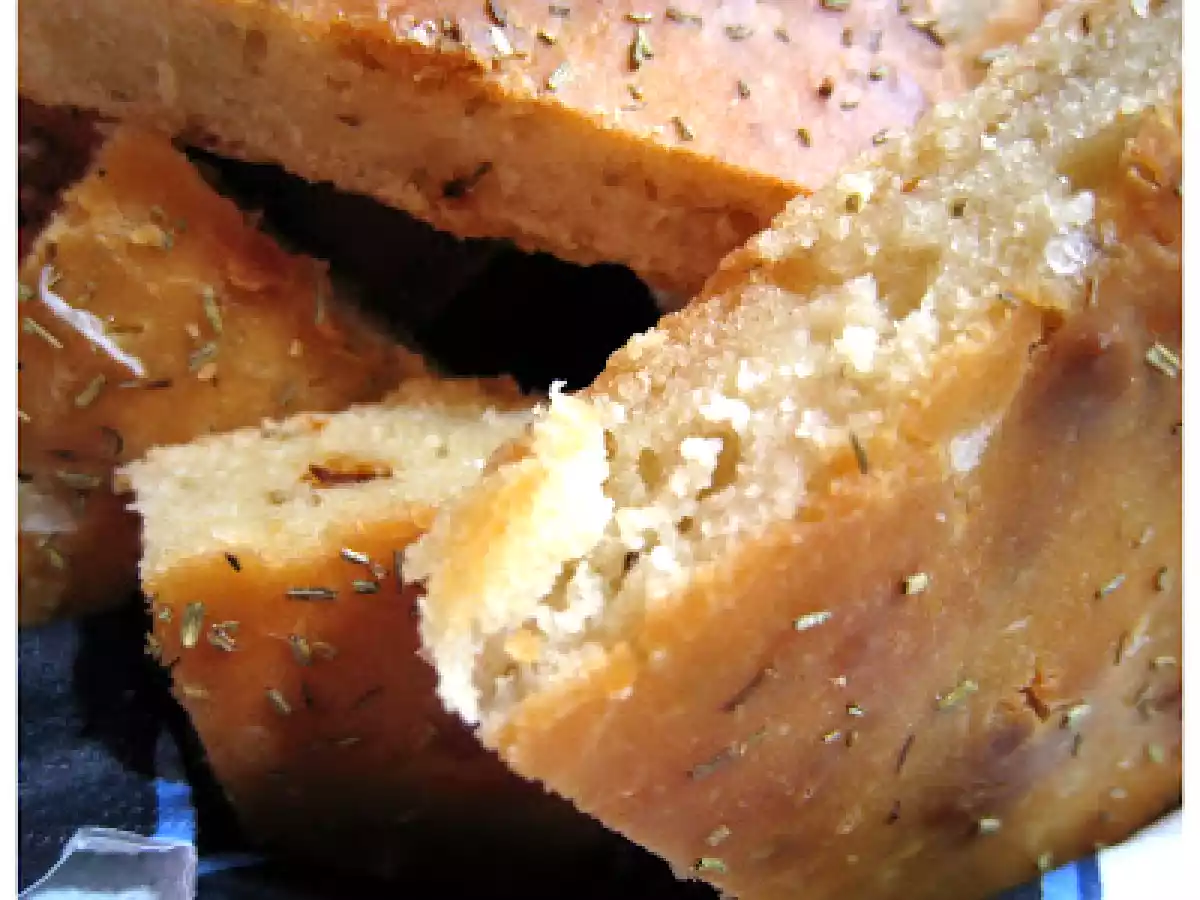 Pan de aceite y especias, para la barbacoa de pescado