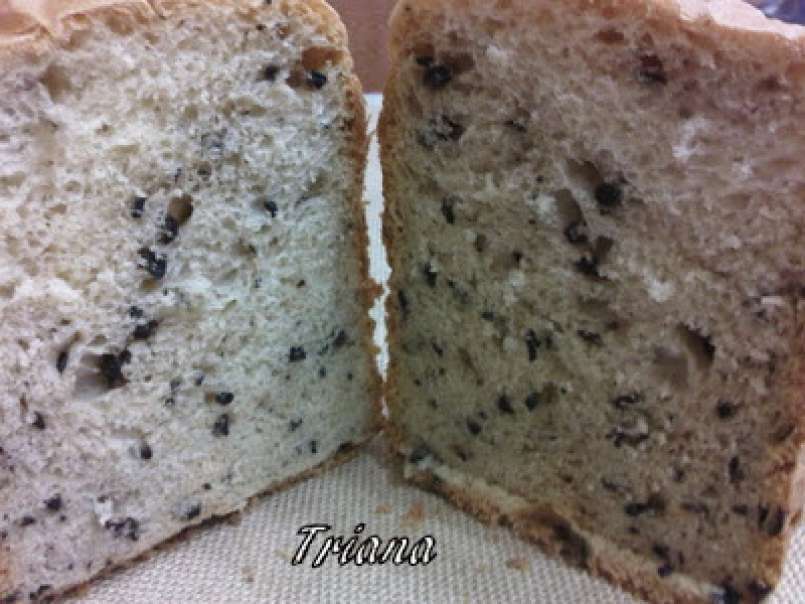 Pan de aceitunas negras (Panificadora), foto 2