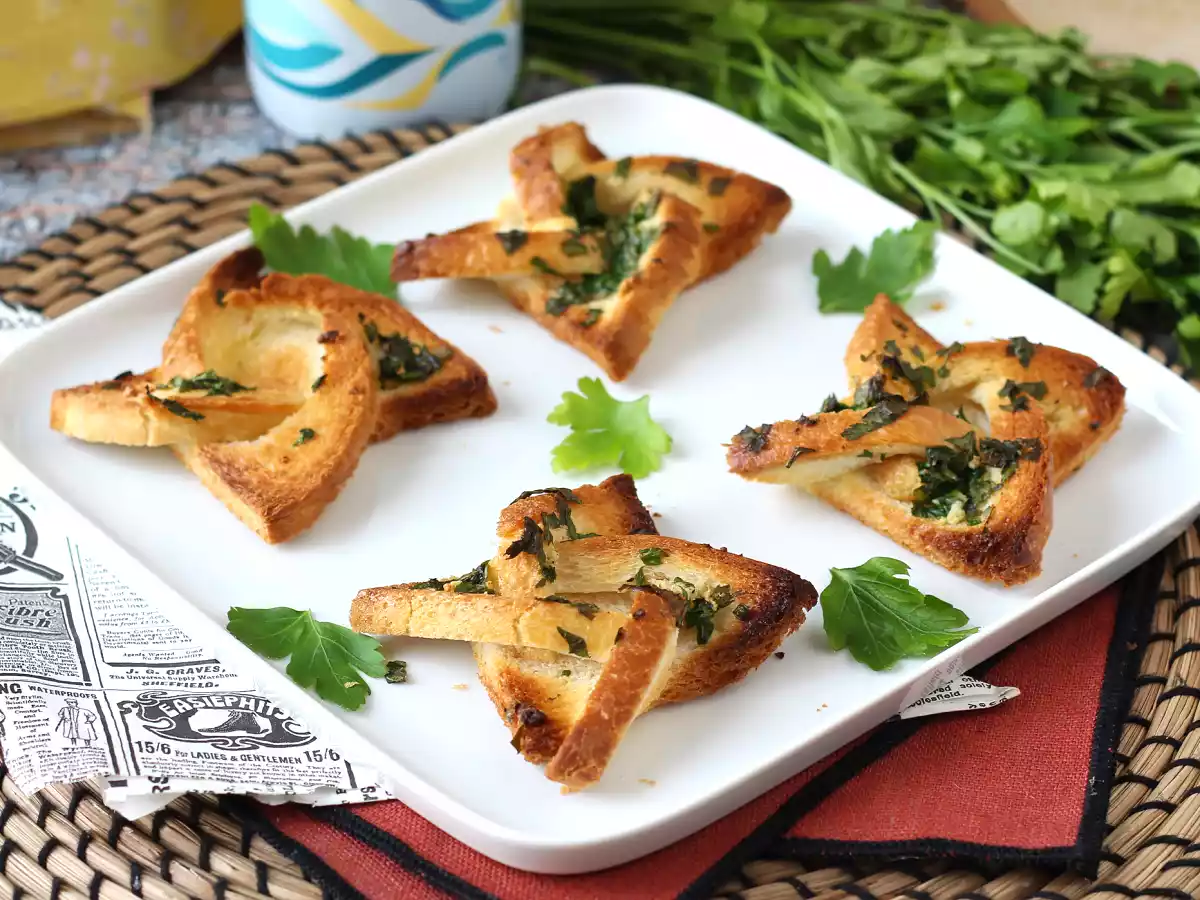 Pan de ajo con forma de estrella - foto 2