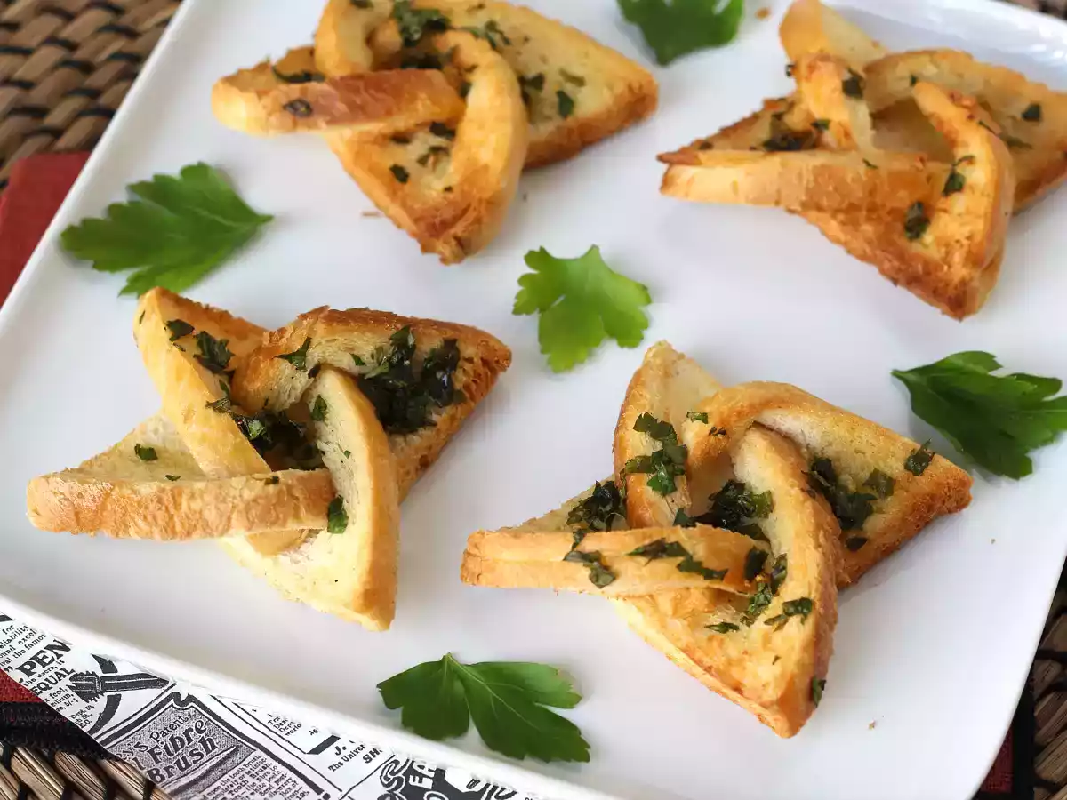 Pan de ajo con forma de estrella - foto 6