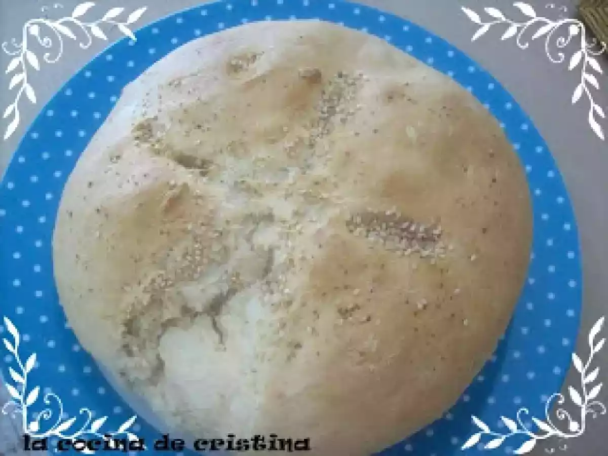 PAN DE AJO Y SEMILLAS DE SESAMO