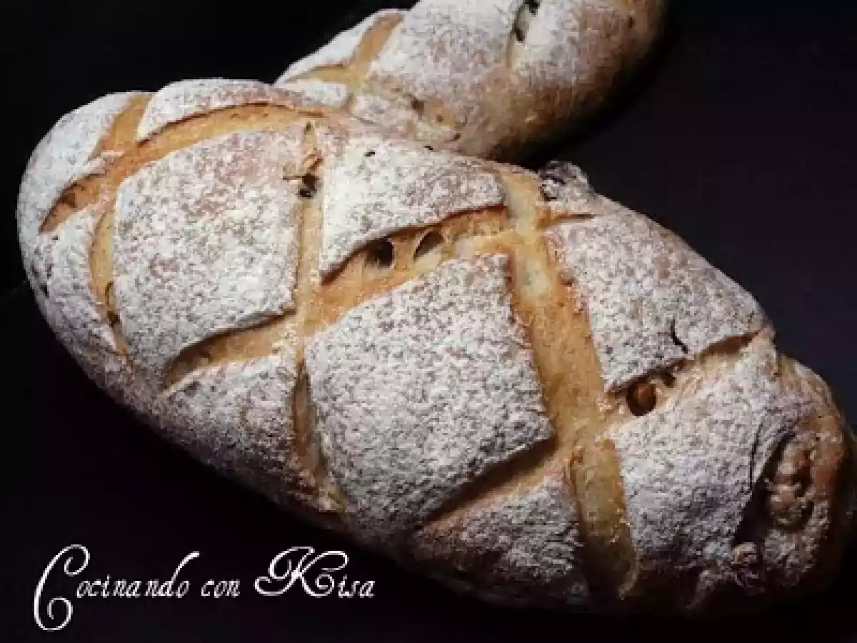 Pan de arandanos, nueces con masa madre Eric Káiser (chef of matic y horno tradicional)
