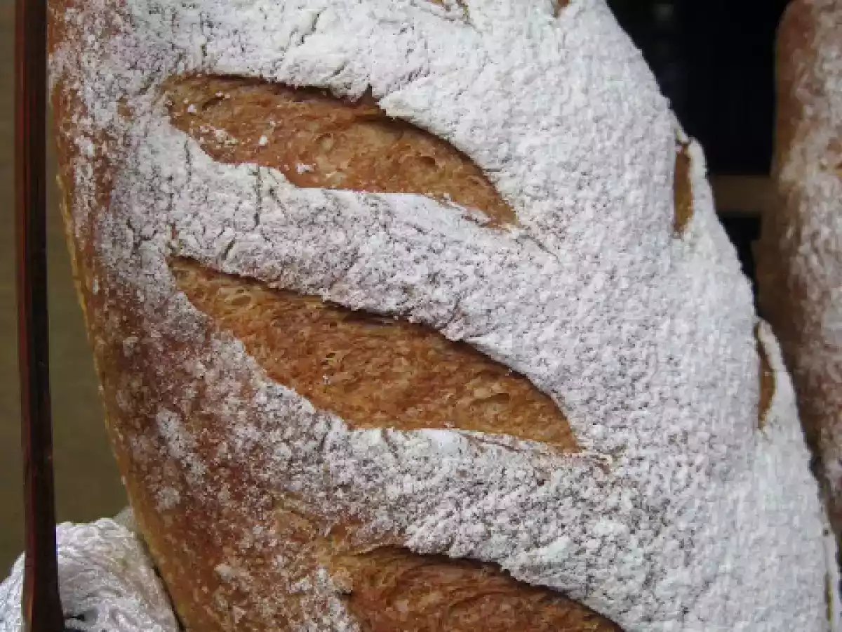 Pan de avena y mermelada de mango