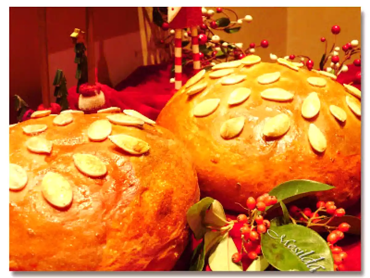 PAN DE CALABAZA CON ACEITUNAS NEGRAS