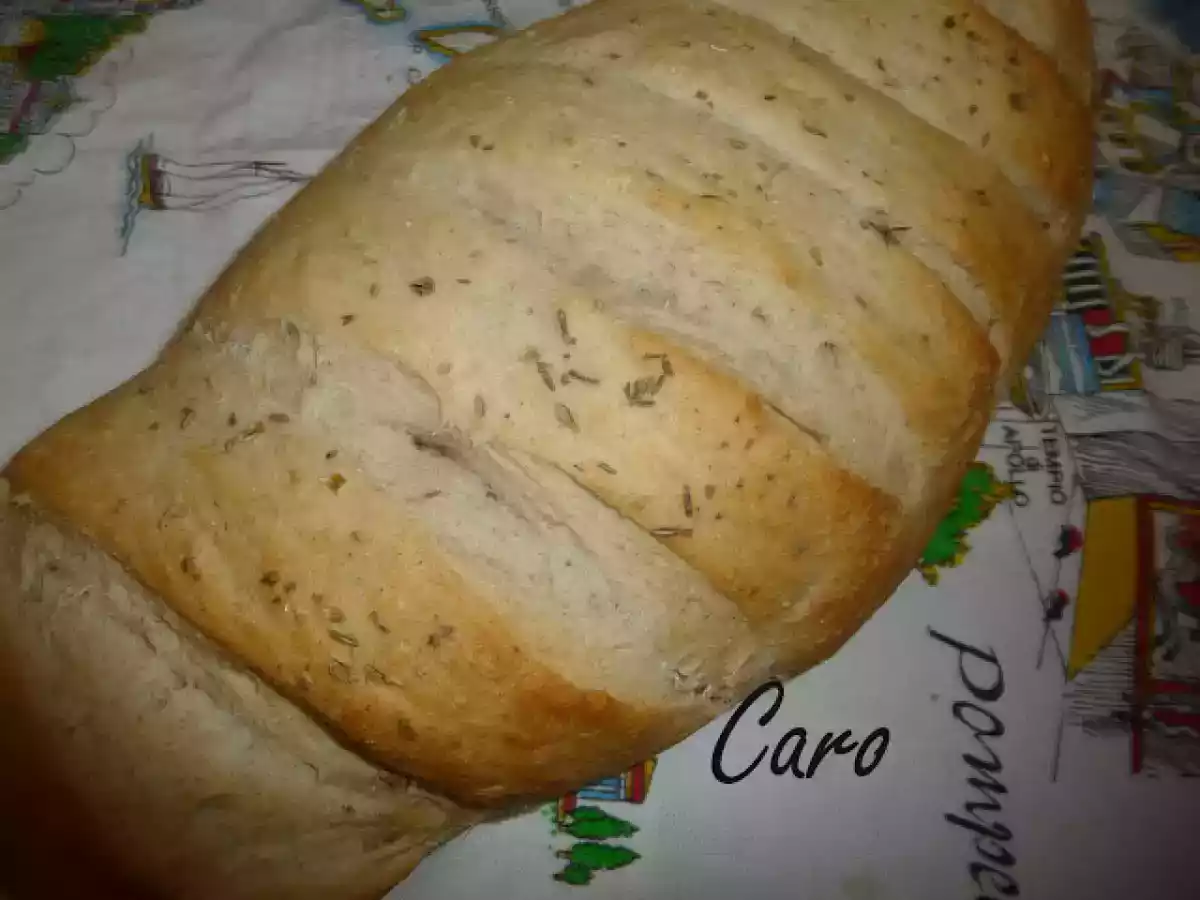 Pan de cebada y aromáticas