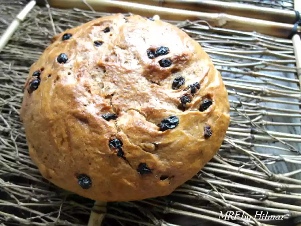 Pan de centeno con pasas