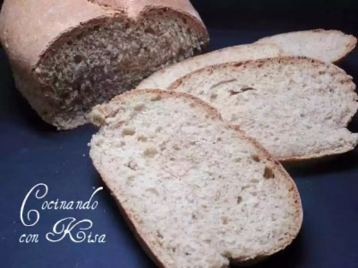 Pan de cerveza negra con masa madre con extracto de malta - foto 2