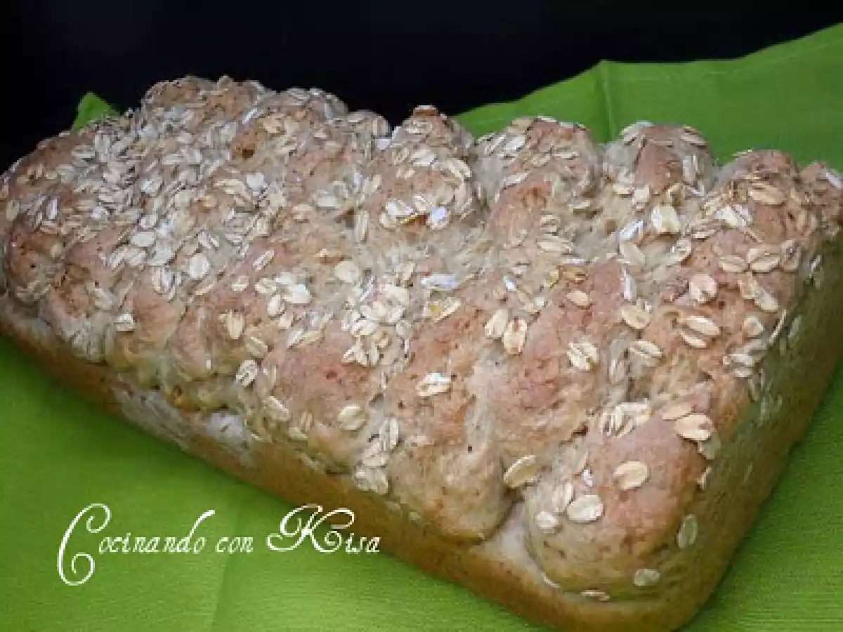 Pan de copos de avena (kitchenAid y horno tradicional)