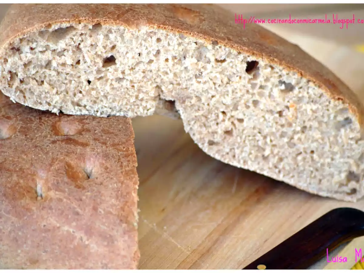 Pan de escanda (espelta).