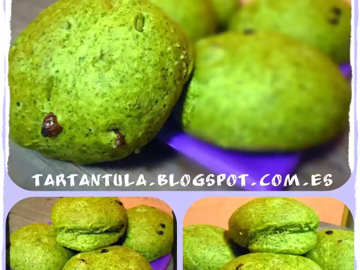 Pan de fibra verde con pasas - foto 2