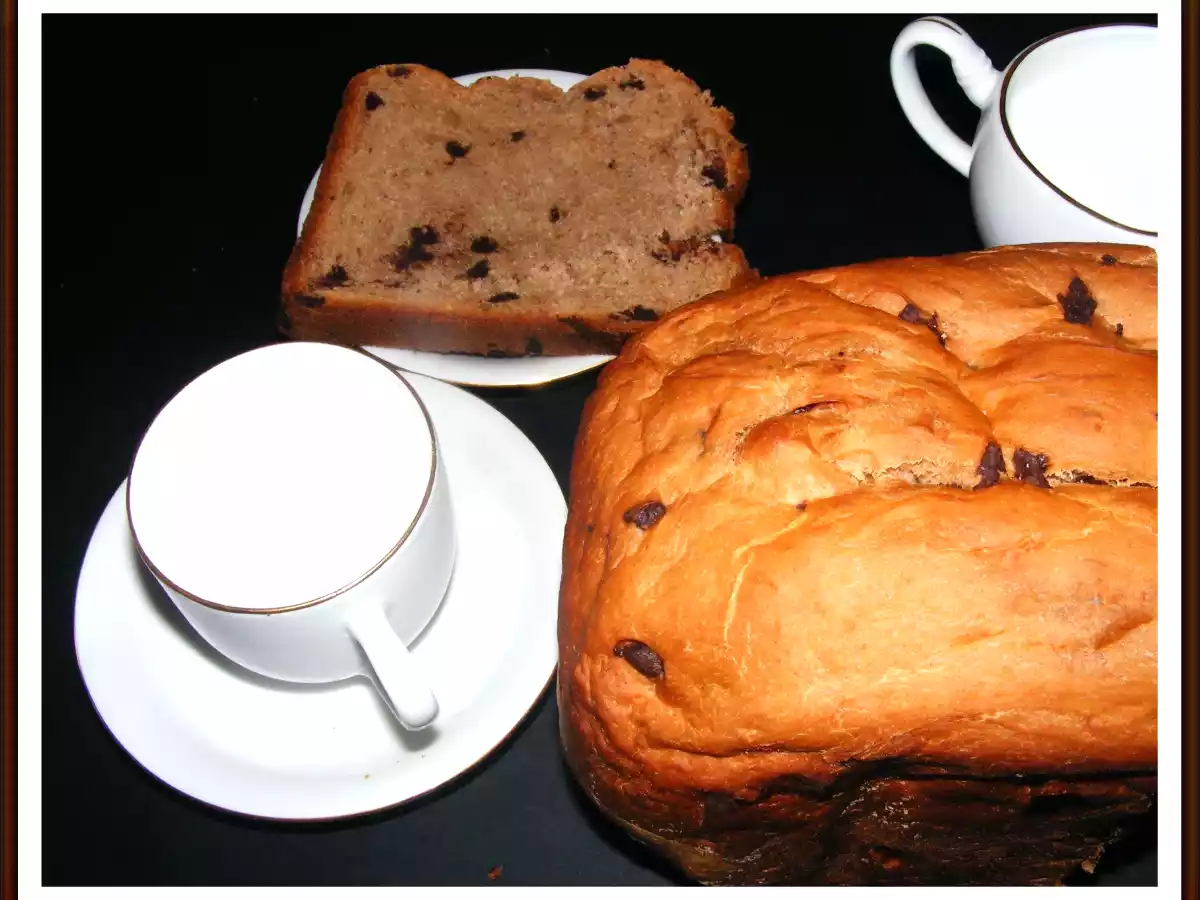 PAN DE LECHE DE SOJA CON PEPITAS DE CHOCOLATE - foto 3