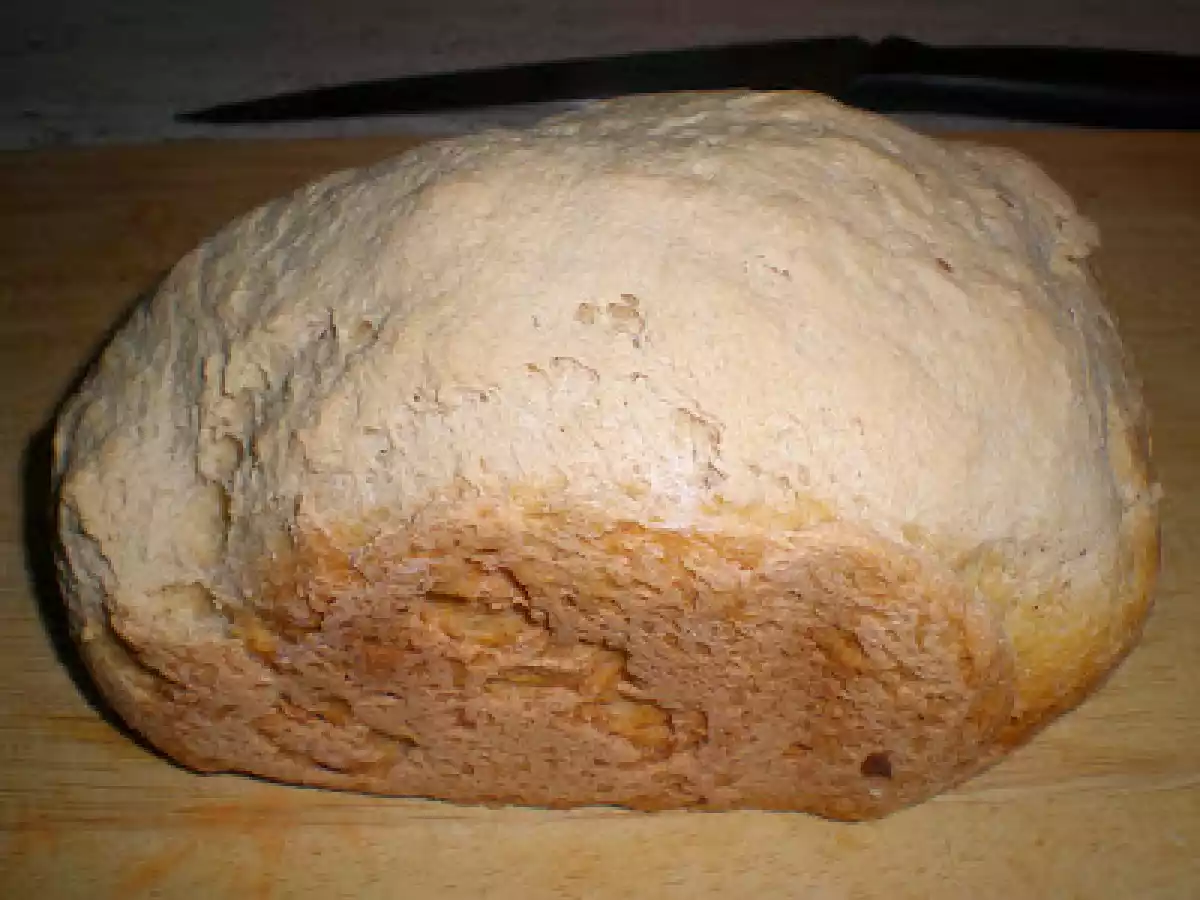 Pan de maiz en panificadora