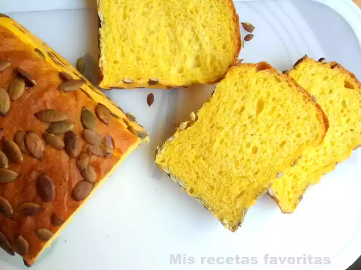 Pan de molde con calabaza y miel - foto 2