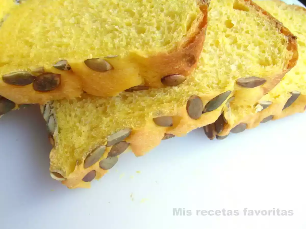 Pan de molde con calabaza y miel - foto 3