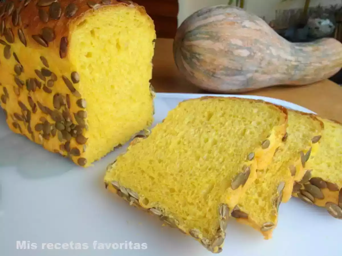 Pan de molde con calabaza y miel - foto 4