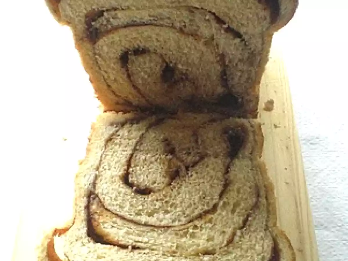 Pan de molde de canela