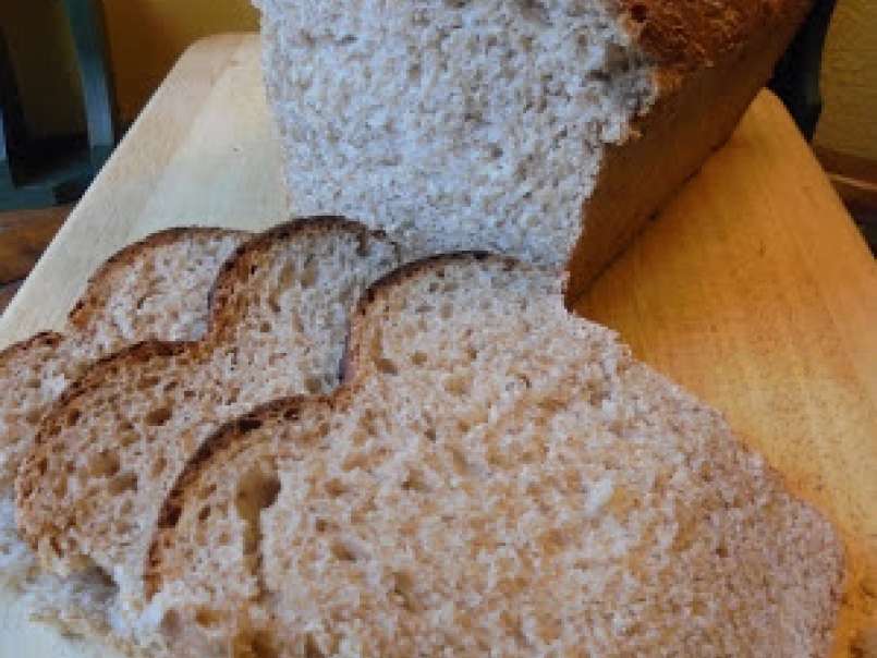 Pan de molde integral con germen de trigo (tradicional y en panificadora), foto 2