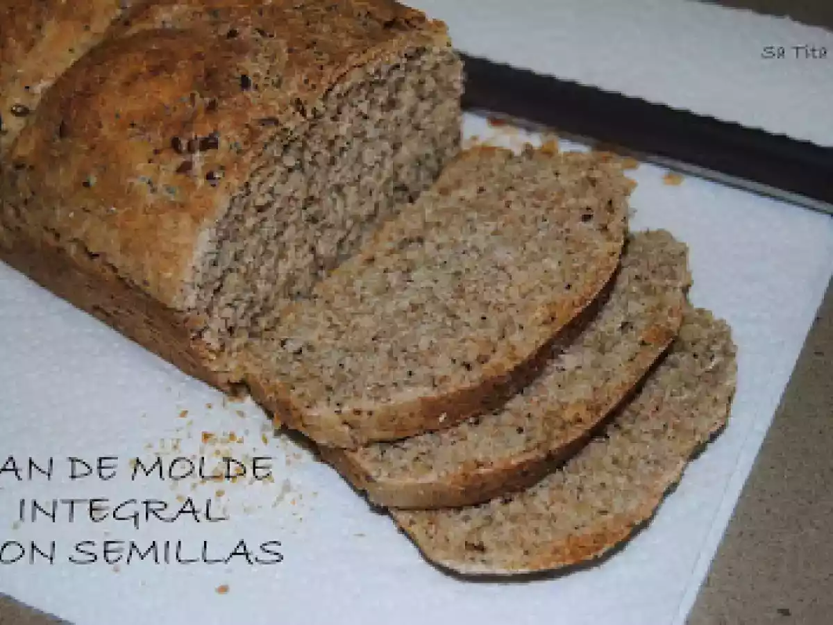 PAN DE MOLDE INTEGRAL CON SEMILLAS - foto 3