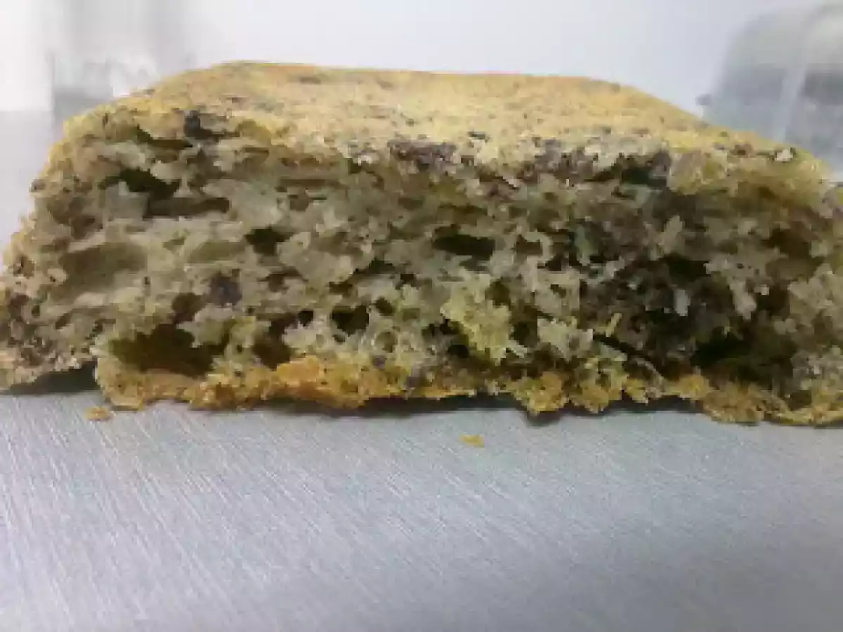 PAN DE MORCILLA CON PIMIENTOS.