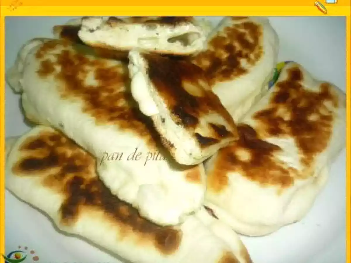 PAN DE PITA CON QUESO