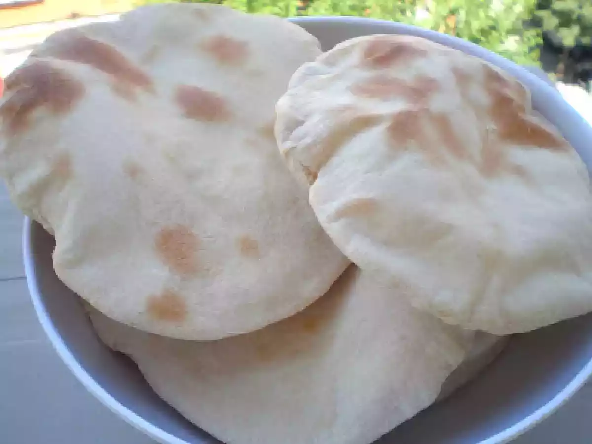Pan de pita, receta de Xavier Barriga
