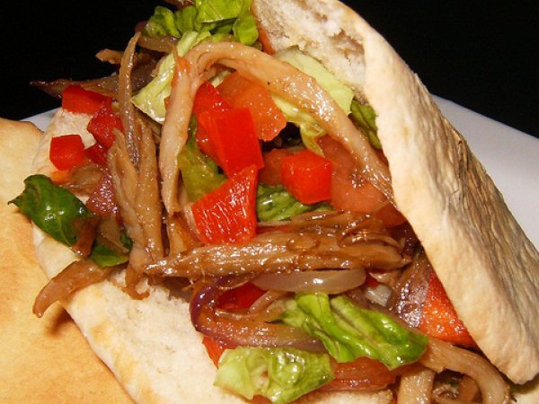 Resultado de imagen de pan de pita relleno