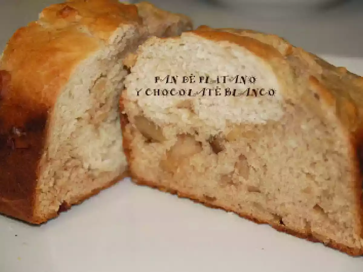 PAN DE PLÁTANO Y CHOCOLATE BLANCO (PANIFICADORA)