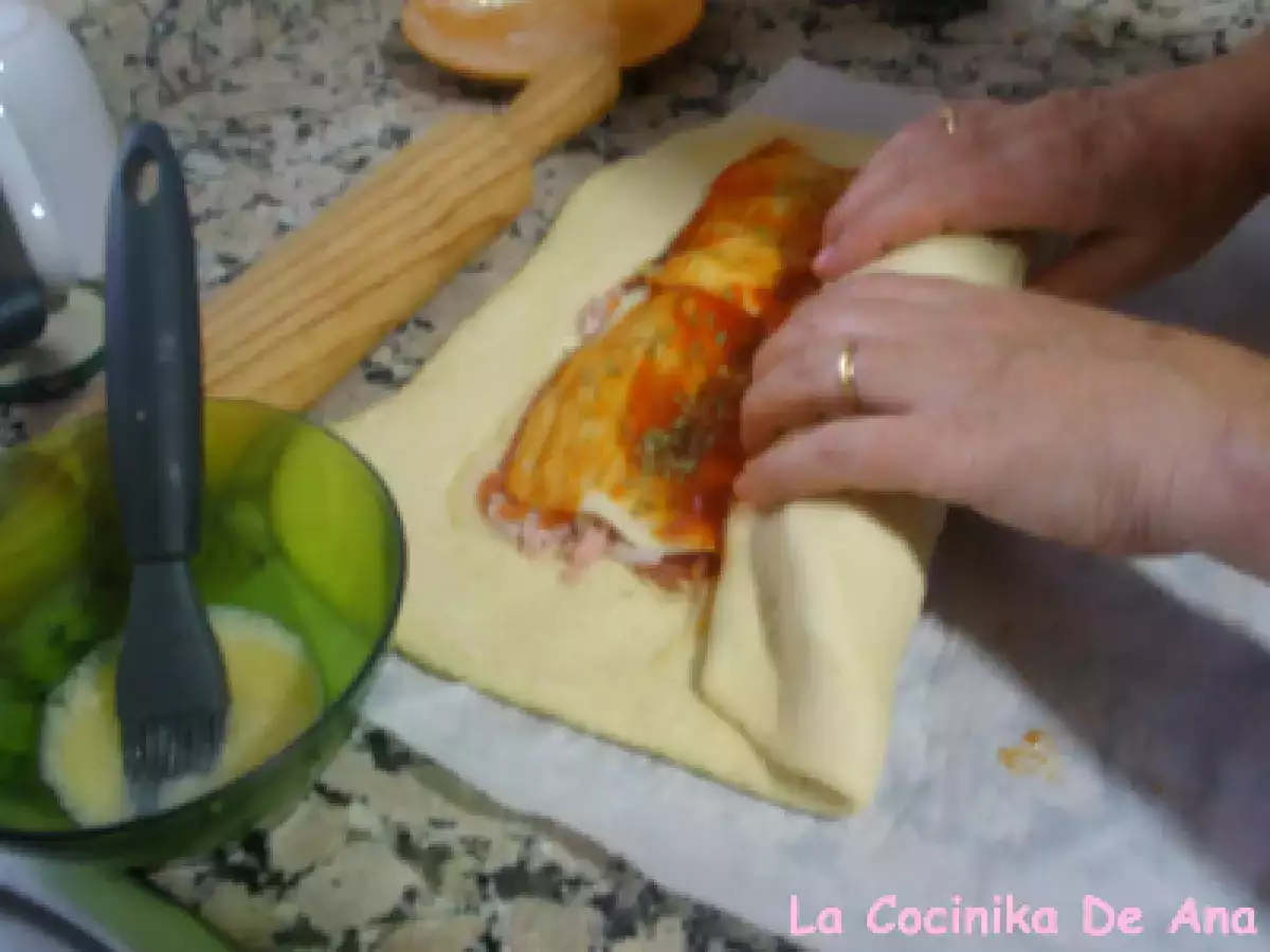 Pan enriquecido de jamón y beicon, en Thermomix - foto 7