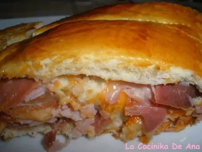 Pan enriquecido de jamón y beicon, en Thermomix - foto 13
