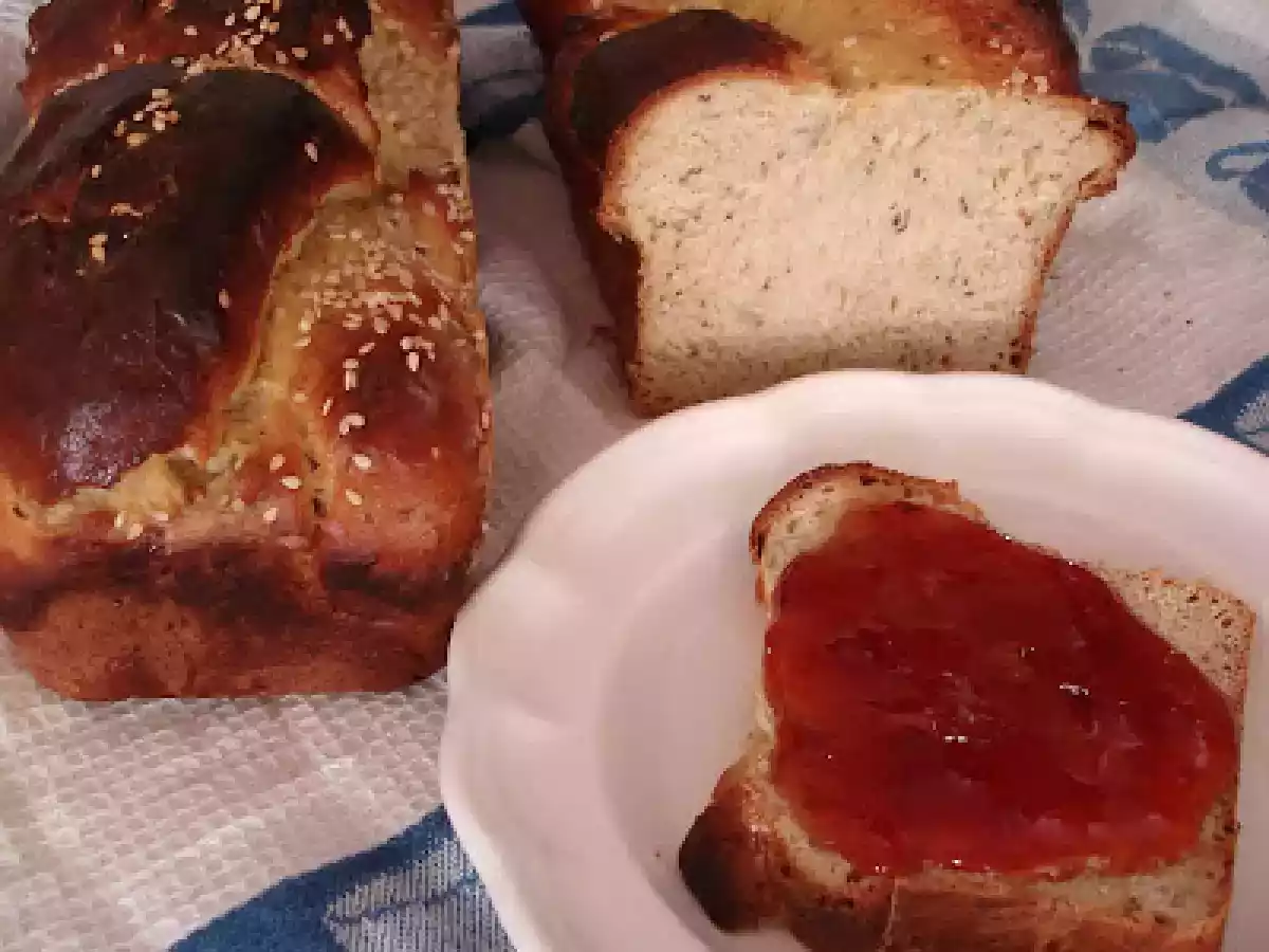 PAN INGLÉS, (Victorian milk bread) con semillas de chia y sésamo - foto 2