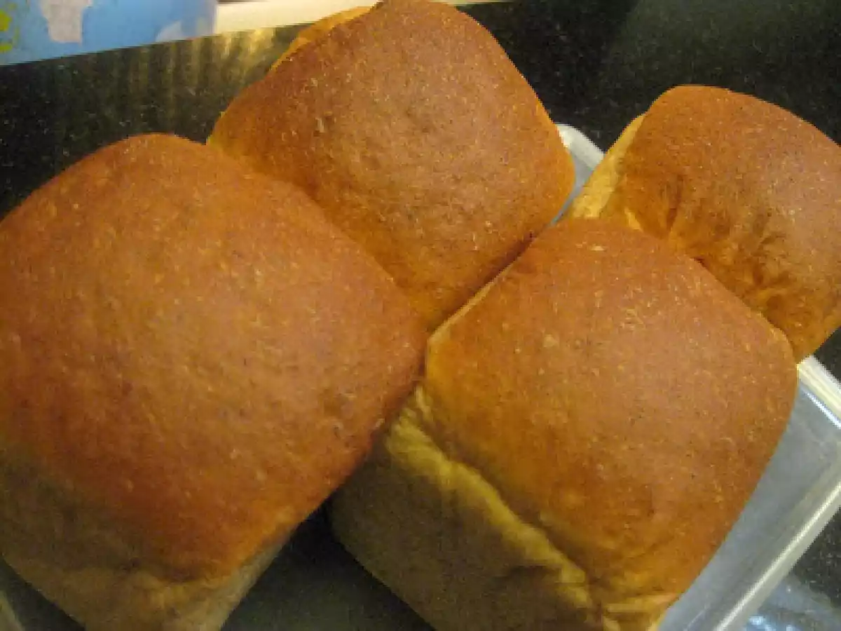 Pan integral con miel