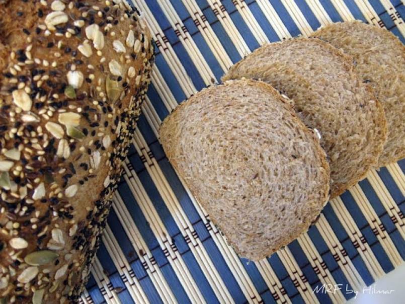 Pan integral con miel, linaza y otras semillas - foto 7