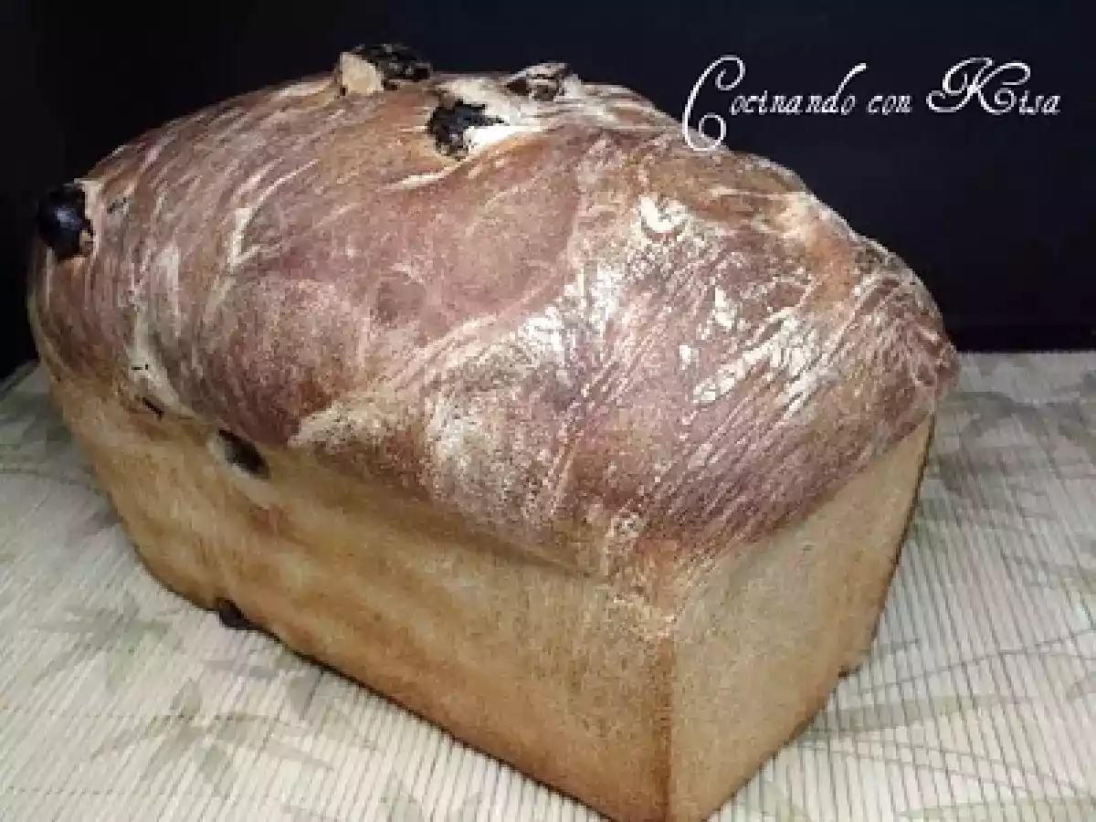 Pan malteado de pasas (kitchenAid y horno tradicional)