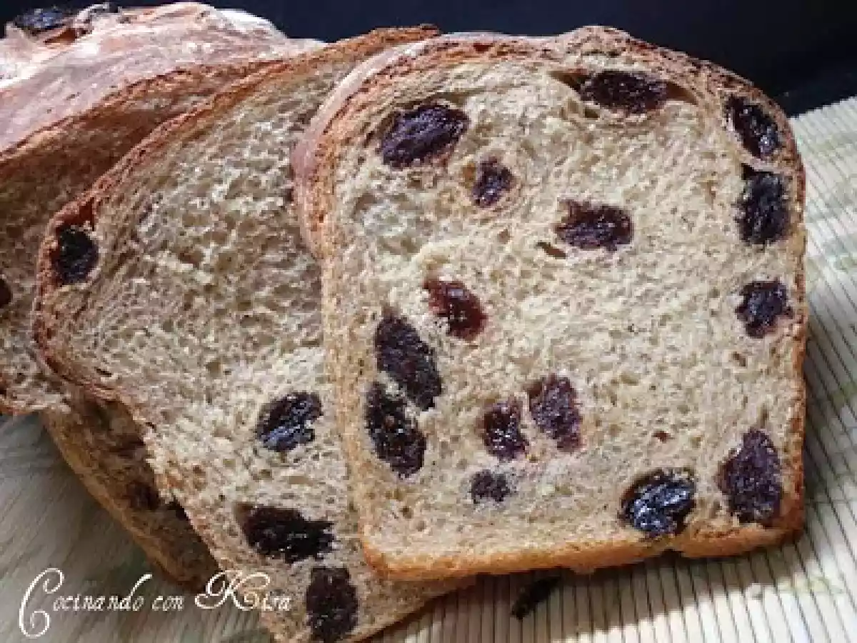 Pan malteado de pasas (kitchenAid y horno tradicional) - foto 3
