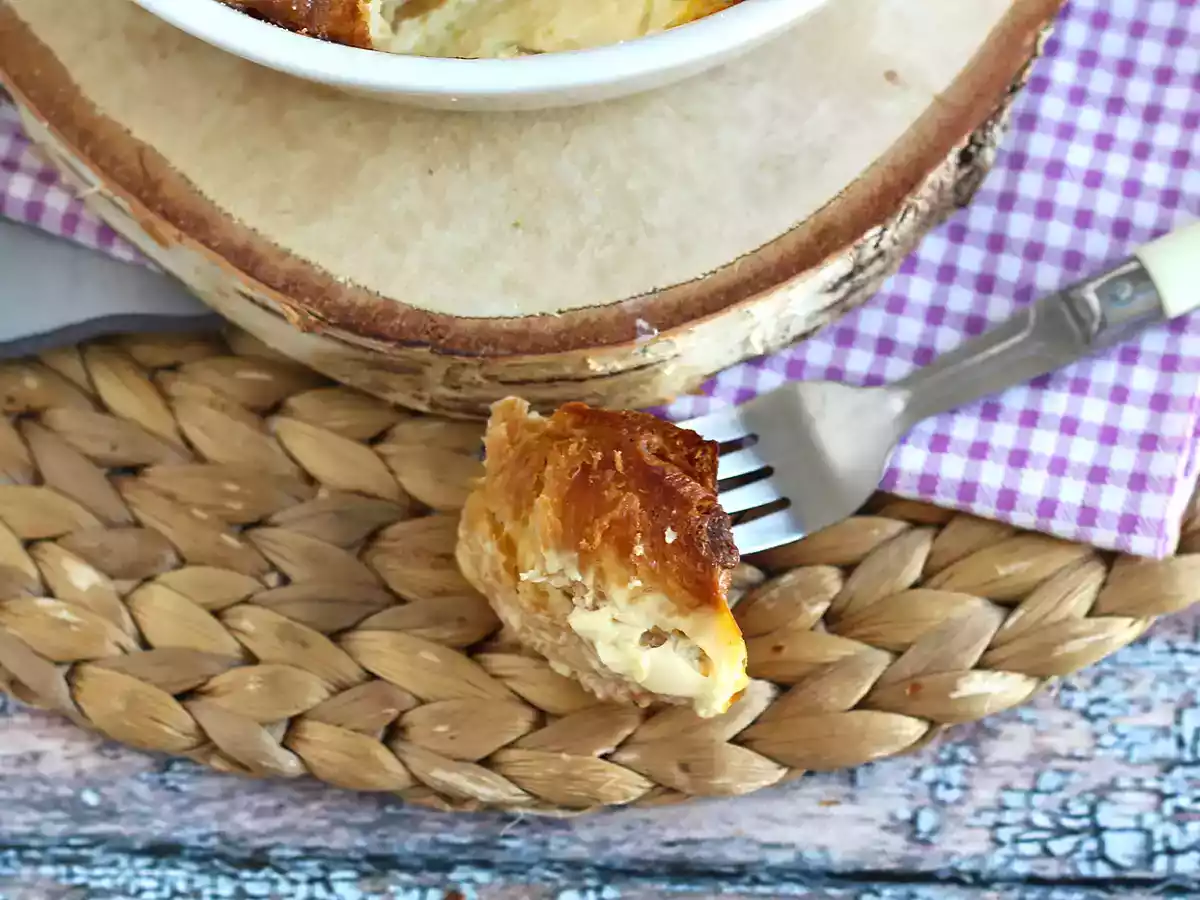 Pan perdido de croissants al horno - foto 5