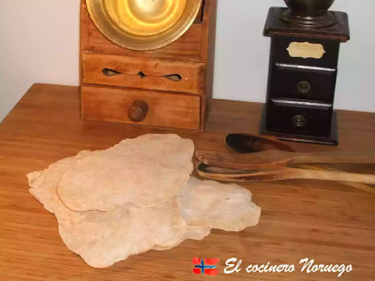 Pan plano Noruego (Flatbröd)