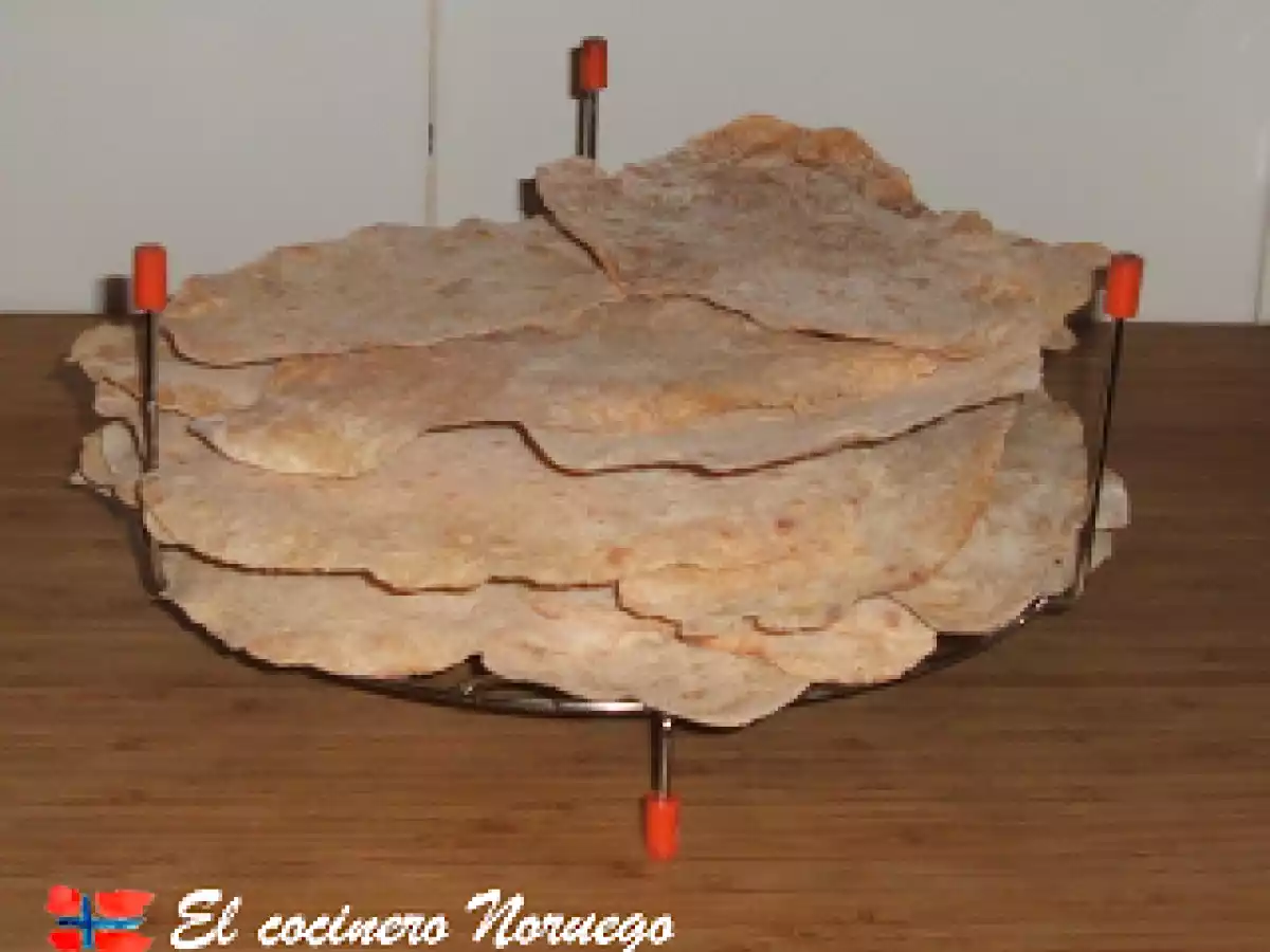 Pan plano Noruego (Flatbröd) - foto 2