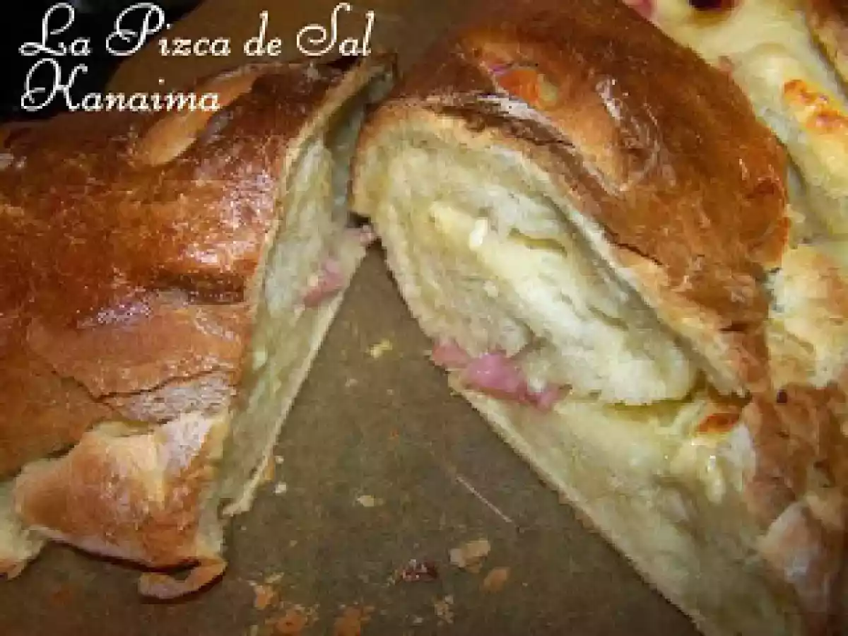 Pan relleno de queso gouda y jamón - foto 4