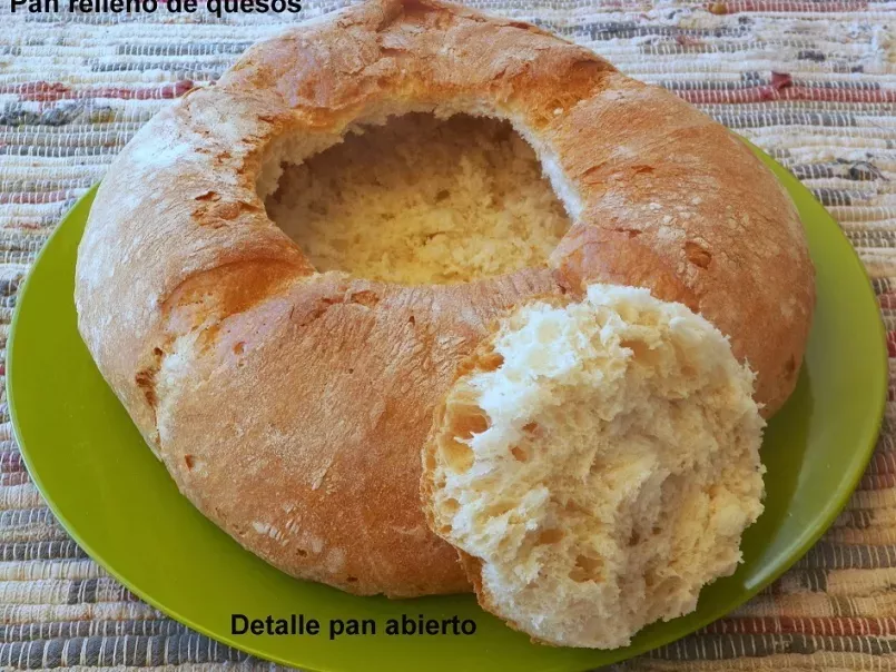 Pan relleno de quesos - foto 2