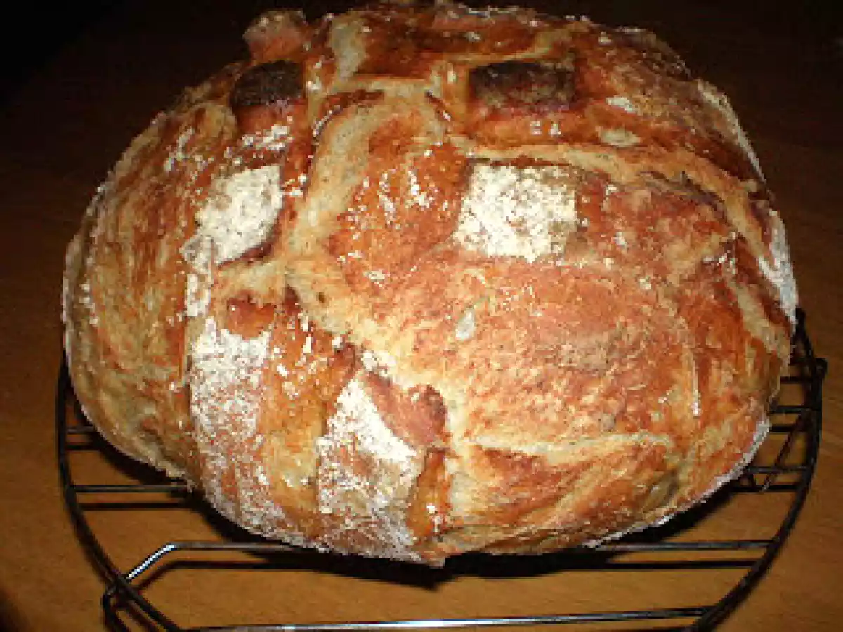 PAN RÚSTICO EN CLOCHÉ O CAMPANA DE BARRO