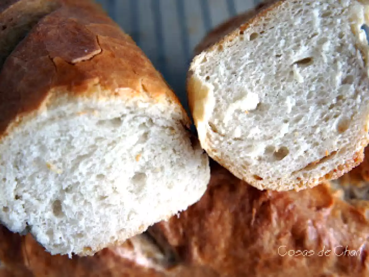 Pan sencillo (amasado en panificadora) - foto 2